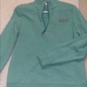 Vineyard Vines Mint Quarter Zip